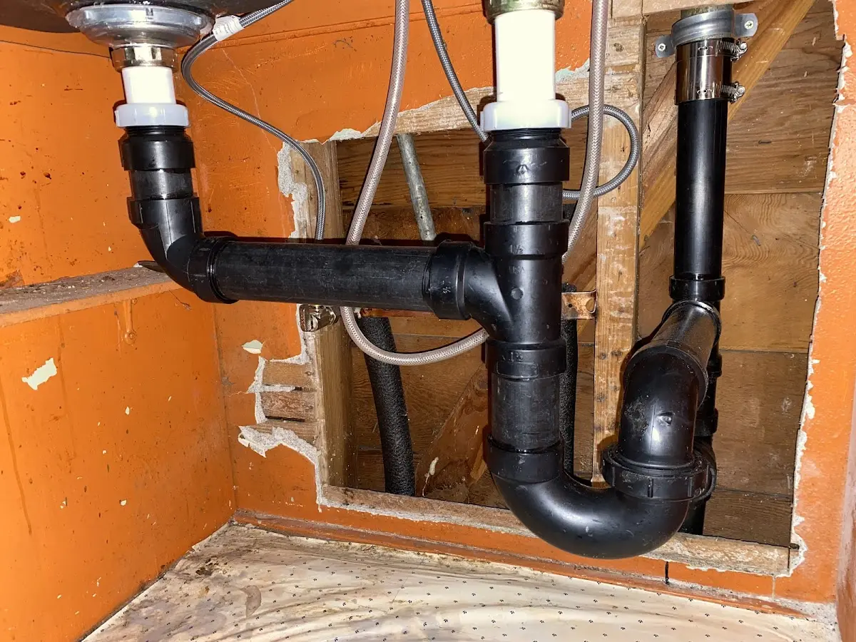 Professional Repiping Services equipment and tools on the job in Dryden